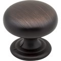 Elements By Hardware Resources 1-1/4" Diameter Brushed Oil Rubbed Bronze Florence Cabinet Mushroom Knob 2980DBAC